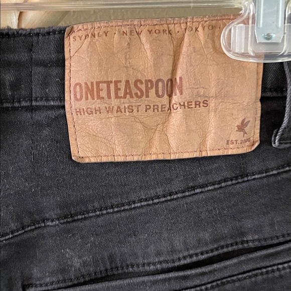 One Teaspoon Black Skinny Jeans - Picture 7 of 9